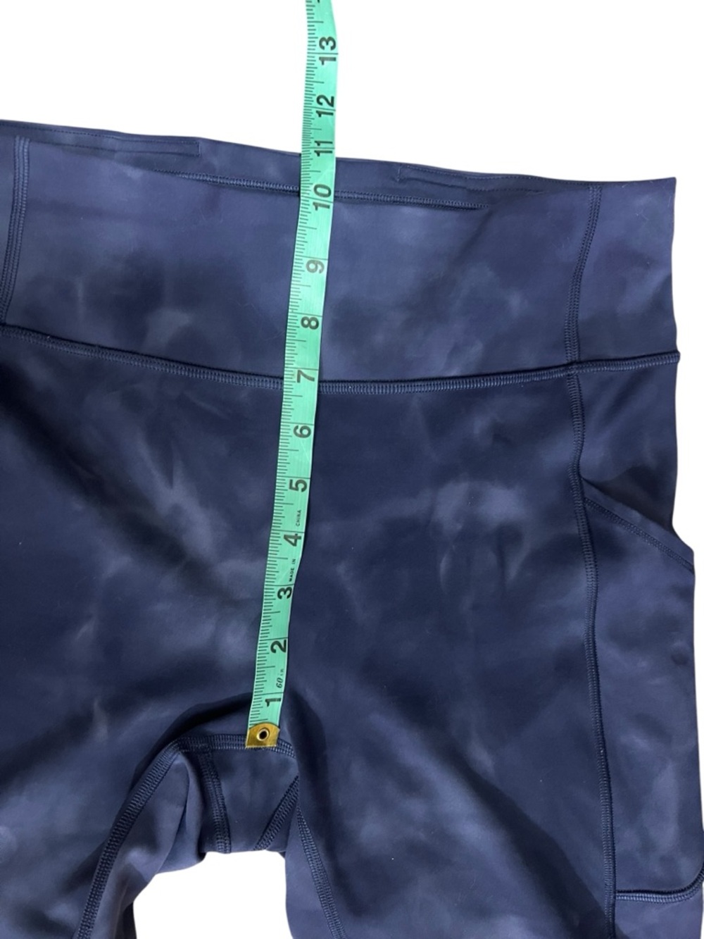Lululemon Invigorate High Rise Crop 23” Everlux Diamond Dye Naval Blue 8 - Picture 12 of 15